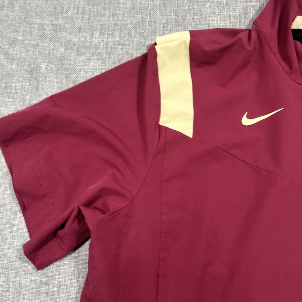 Florida State Men's 2XL Nike Coach Lightweight Short Sleeve Jacket FSU DC6328 - Picture 5 of 15